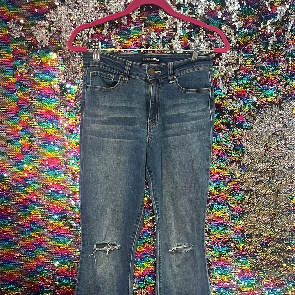Women's Blue Jeans size 7 fashion nova